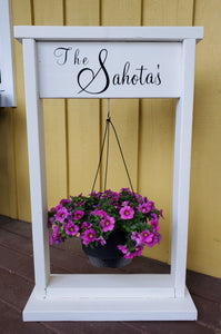DIY Personalized Welcome Planter
